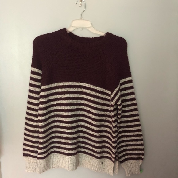 Volcom striped knit sweater M